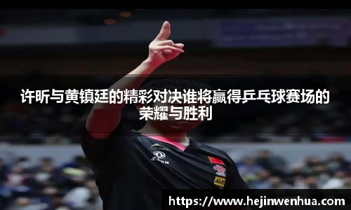 许昕与黄镇廷的精彩对决谁将赢得乒乓球赛场的荣耀与胜利